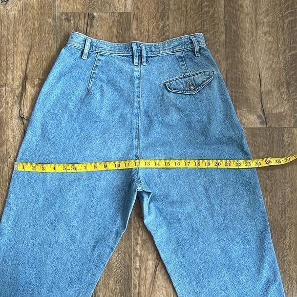 Vintage 90s Liz Claiborne Pleated High Rise Tapered Balloon Mom Jeans - Picture 11 of 11